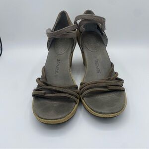 Teva Women's Taupe and Olive Sandals